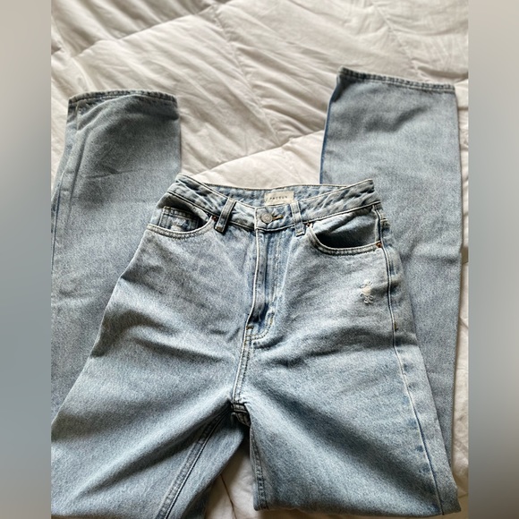 NEVER WORN PacSun Eco Light Blue '90s Boyfriend Jeans 00 high waisted jean - Picture 4 of 6